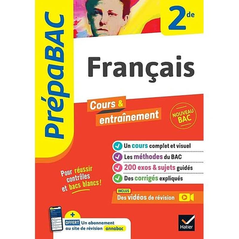 Prépabac cours & entraînement : français ; 2de