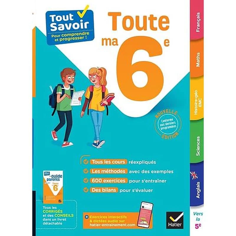 Tout savoir : toute ma 6e