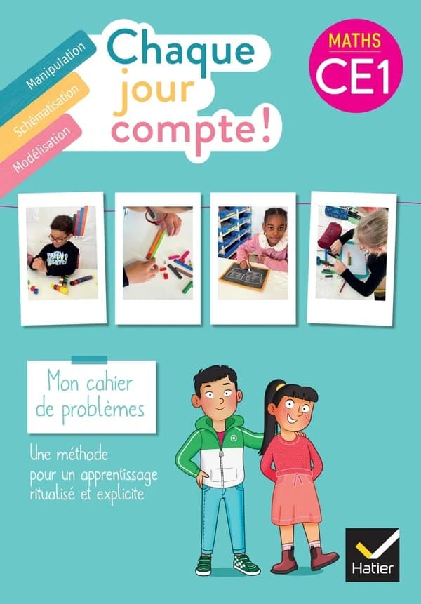 Chaque jour compte ! : maths ; CE1 ; mon cahier de problèmes