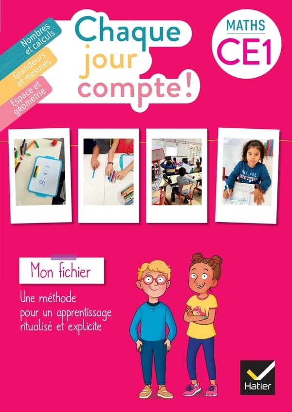 Chaque jour compte ! Maths CE1 : mon fichier