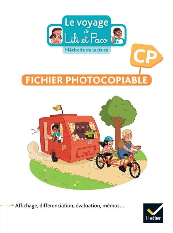Le voyage de Lili et Paco ; méthode de lecture ; CP ; fichier photocopiable