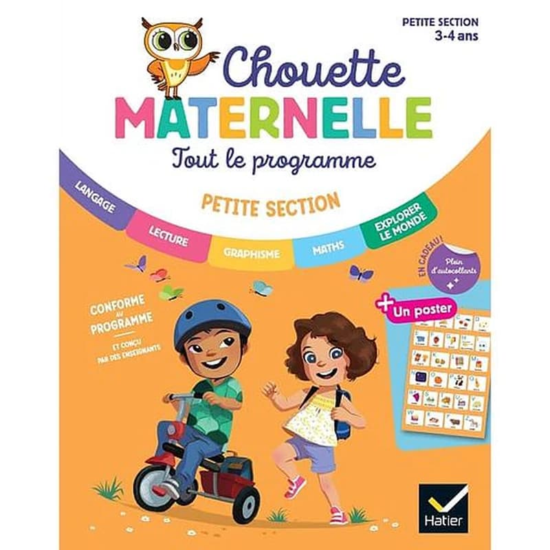 CHOUETTE MATERNELLE - TOUT LE PROGRAMME PS - 3 ANS