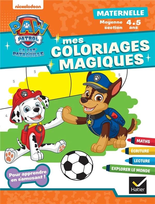 La Pat'Patrouille ; Mes coloriages magiques ; MS
