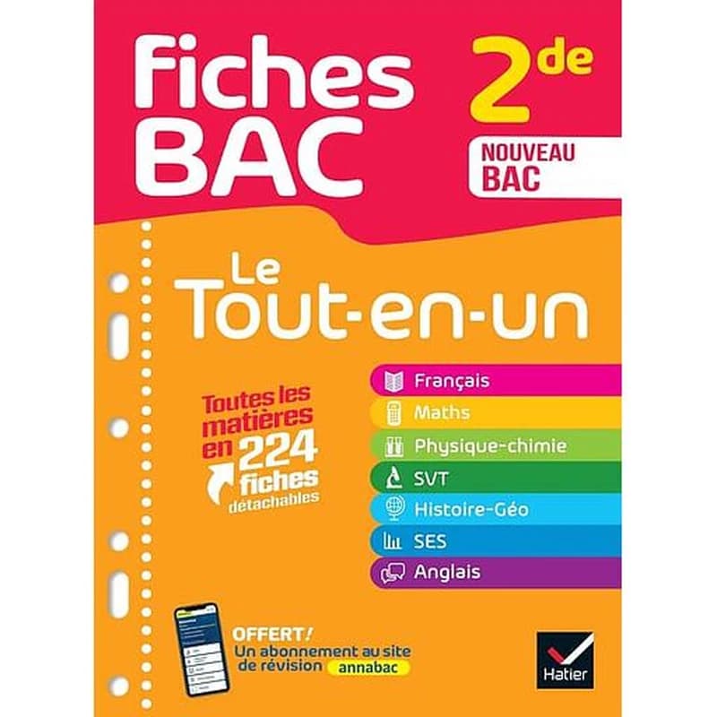 Fiches bac : Le Tout-en-un ; 2de
