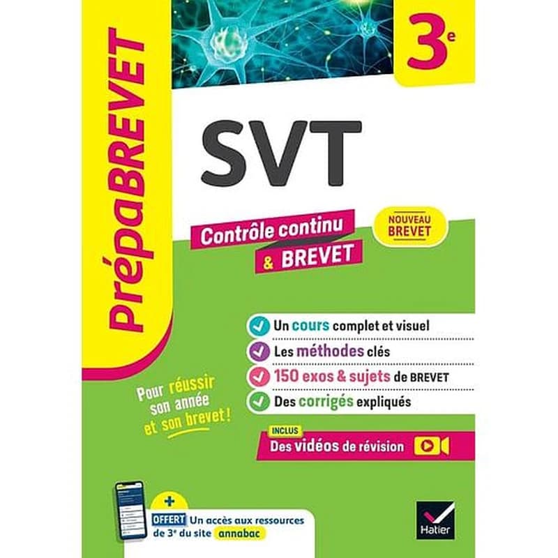SVT 3e : contrôle continu & brevet