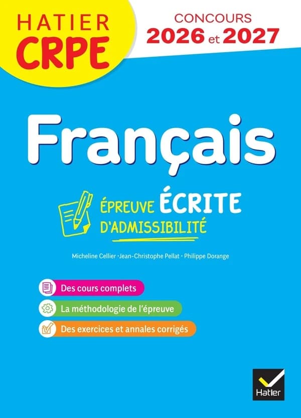 Français : épreuve écrite d'admissibilité