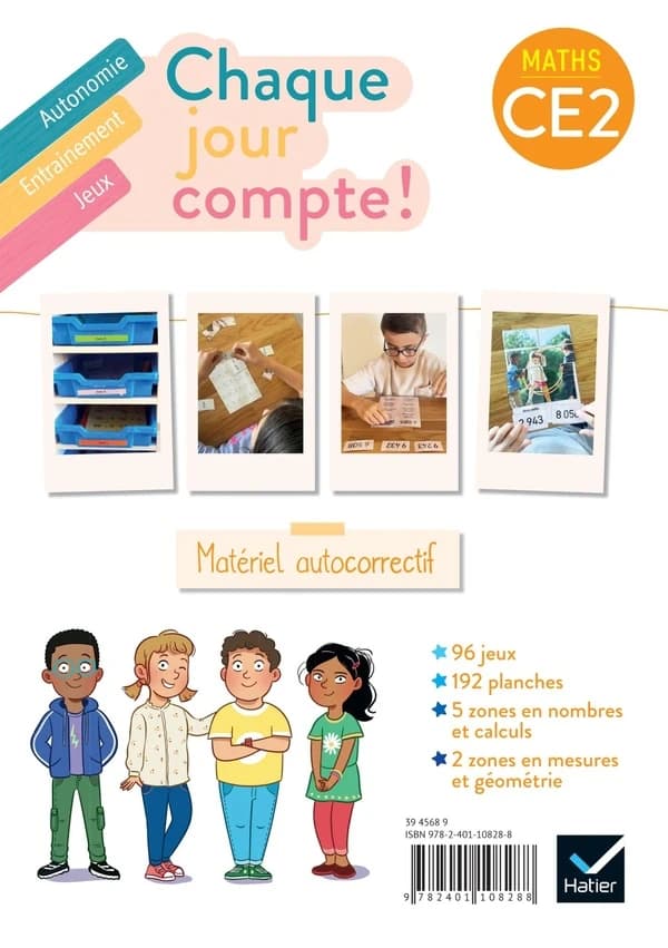 Maths CE2 Chaque jour compte ! : Matériel autocorrectif
