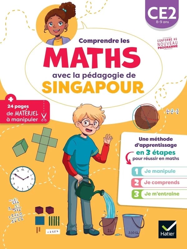 Mathématiques CE2 : Comprendre les maths avec la pédagogie de Singapour