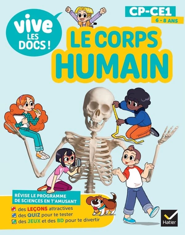 Vive les docs ! CP, CE1 ; Le corps humain
