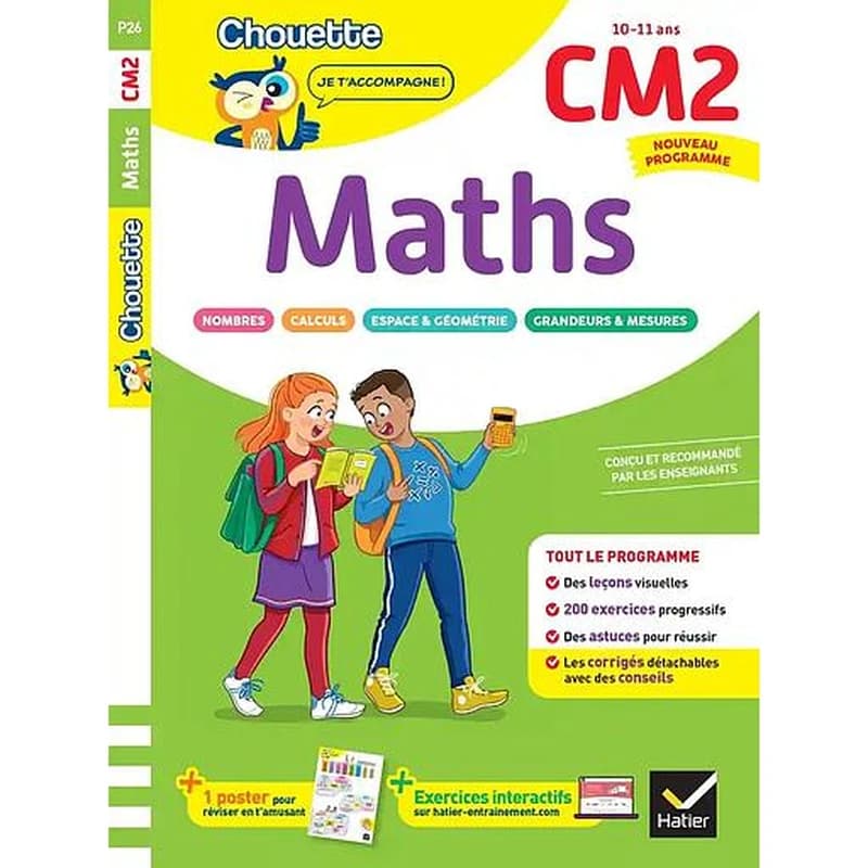 Chouette entraînement : Maths ; CM2