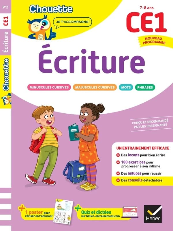 Chouette entraînement : Écriture ; CE1
