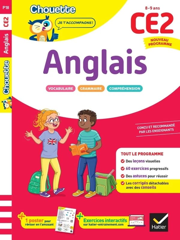 Chouette entraînement : Anglais ; CE2