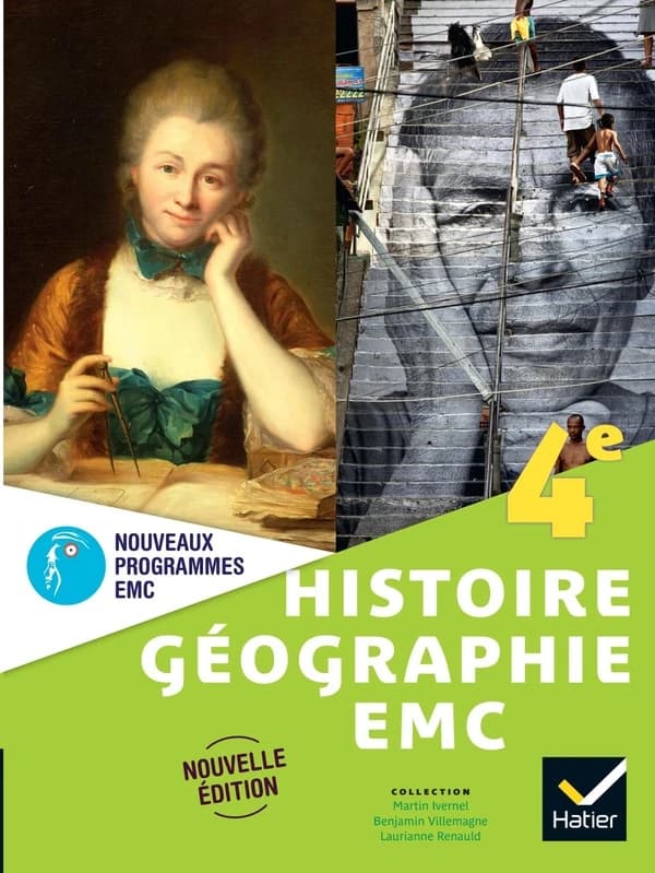 Histoire-géographie, EMC, 4e : nouveaux programmes EMC (Nouvelle éd.) [sous la direction de Martin Ivernel, Benjamin Villemagne, Laurianne Renauld]