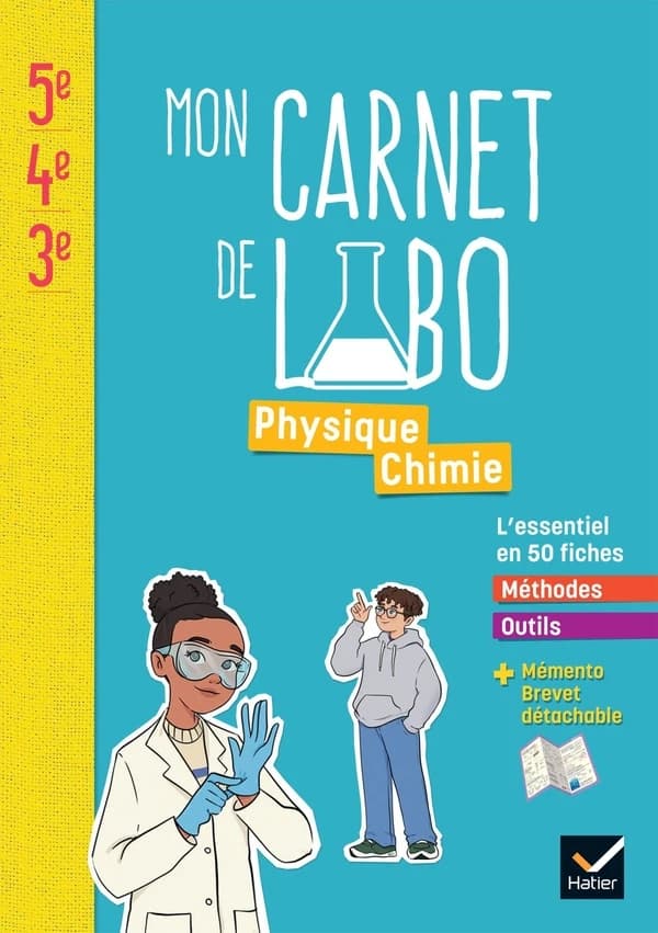 Mon carnet de labo Physique Chimie 5e-4e-3e