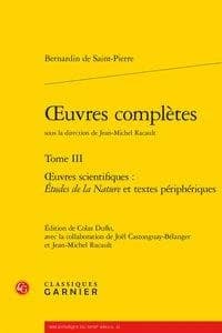 Oeuvres scientifiques : études de la nature et textes périphériques