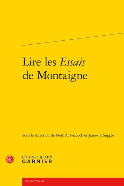 Lire les "Essais" de Montaigne