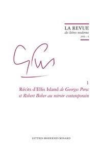 "Récits d'Ellis Island" de Georges Perec et Robert Bober au miroir contemporain
