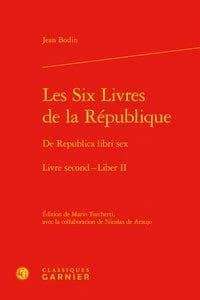 Les six livres de la République. Livre second