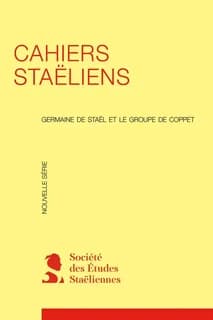 Cahiers staëliens Hors-Série : 1984 ; hommage à Victor de Pange (1923-1984)