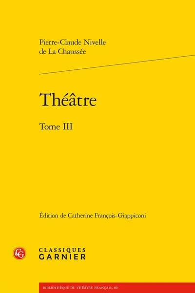Théâtre. Tome III