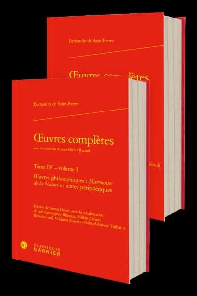 Oeuvres philosophiques : "Harmonies de la nature" et textes périphériques