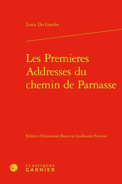 Les premières addresses du chemin de Parnasse