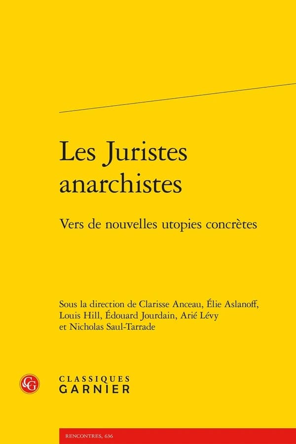 Les juristes anarchistes : vers de nouvelles utopies concrètes : [actes de la journée d'étude Utopies concrètes, organisée le 1er décembre 2021 à l'École de droit de Sciences po, Paris]