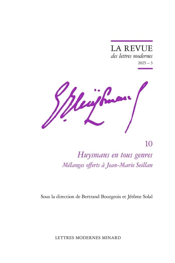 Huysmans en tous genres : mélanges offerts à Jean-Marie Seillan