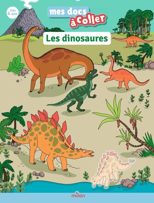 Les dinosaures : autocollants