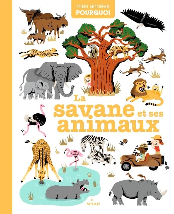 La savane et ses animaux ([Nouvelle éd.]) texte de Camille Babeau ; illustrations de Didier Balicevic, Sylvie Bessard, Romain Guyard... [et al.]