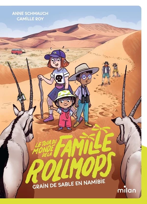 Le tour du monde de la famille Rollmops. Grain de sable en Namibie