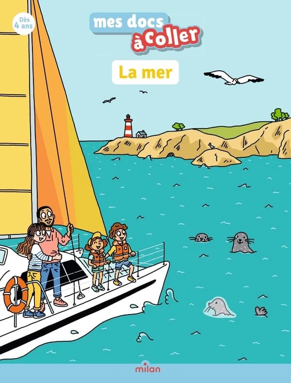 La mer : mes docs à coller : 4-7 ans : [Autocollant]
