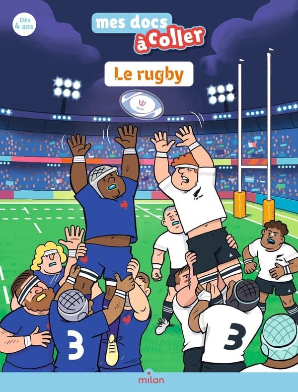 le rugby : mes docs à coller : 4-7 ans : [Autocollant]