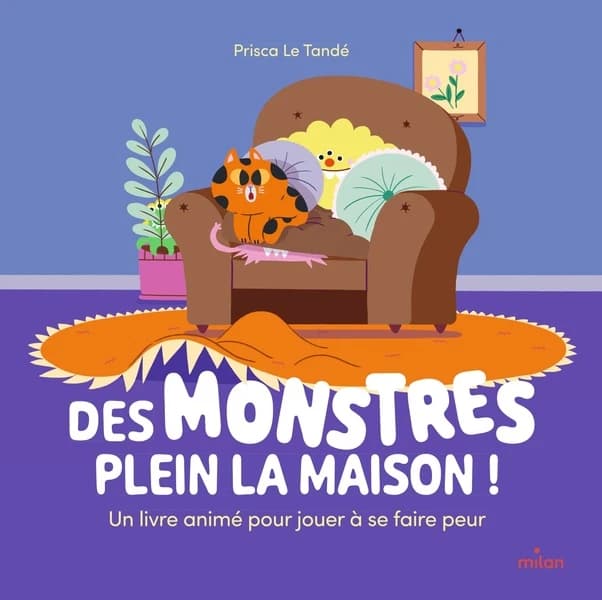 Des monstres plein la maison ! : un livre animé pour jouer à se faire peur