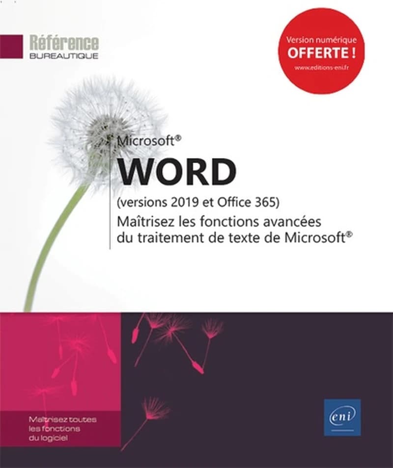 Word : versions 2019 et Office 365 : maîtrisez les fonctions avancées du traitement de texte de Microsoft