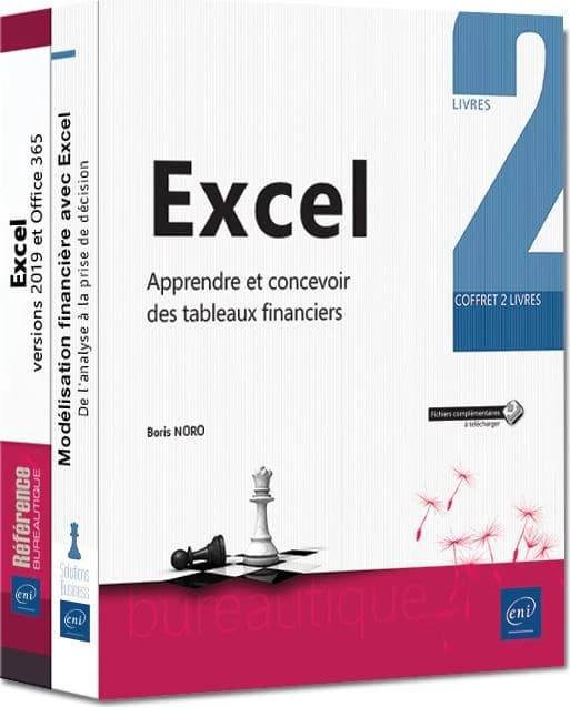 Excel ; coffret de 2 livres : apprendre et concevoir des tableaux financiers