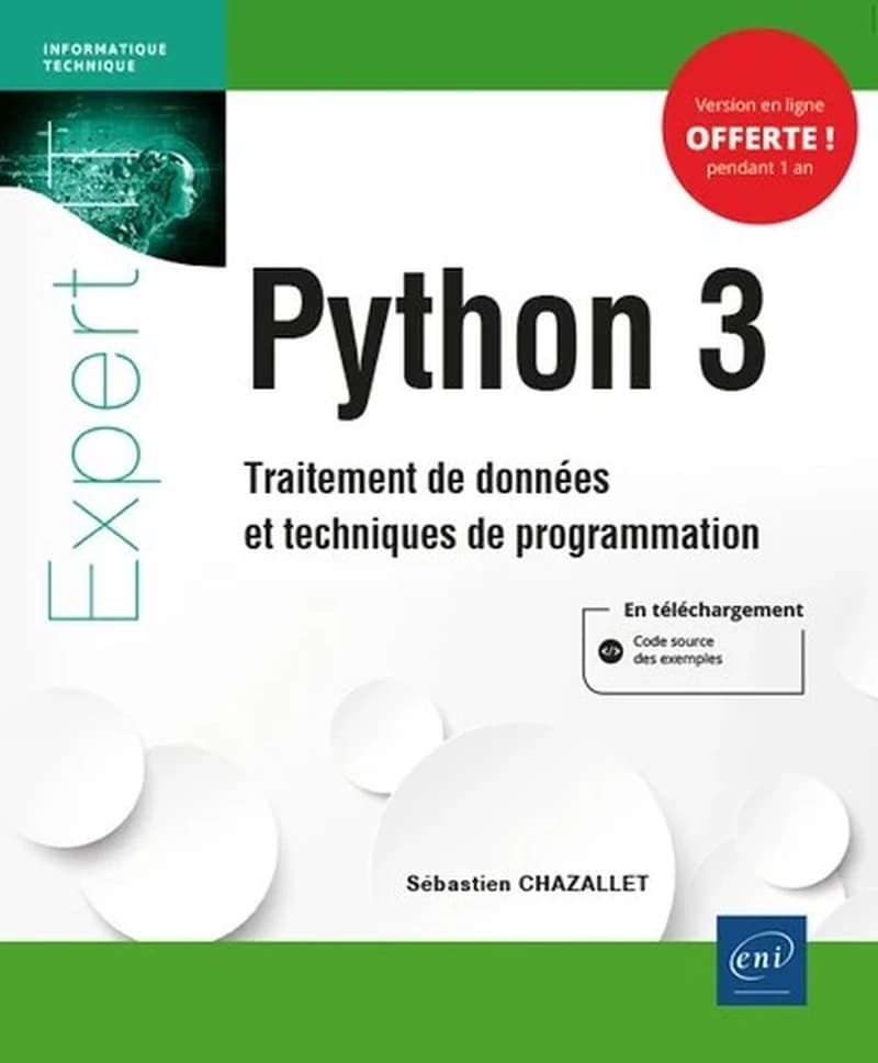 Python 3 : traitement de données et techniques de programmation
