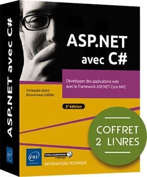 ASP.NET avec C# : Coffret de 2 livres : Développer des applications web avec le framework ASP.NET Core MVC