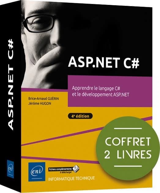 ASP.NET C# : Coffret 2 livres : Apprendre le langage C# et le développement ASP.NET