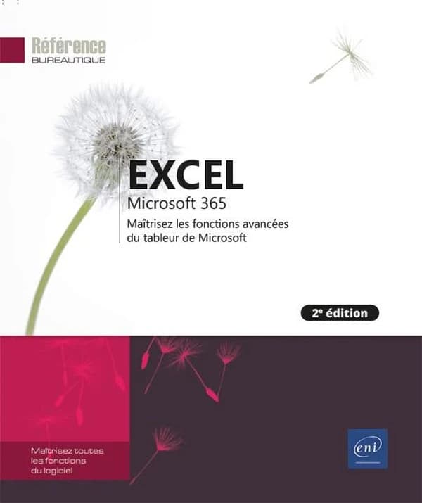 Excel : Microsoft 365 : maîtrisez les fonctions avancées du tableur de Microsoft (2e éd.)