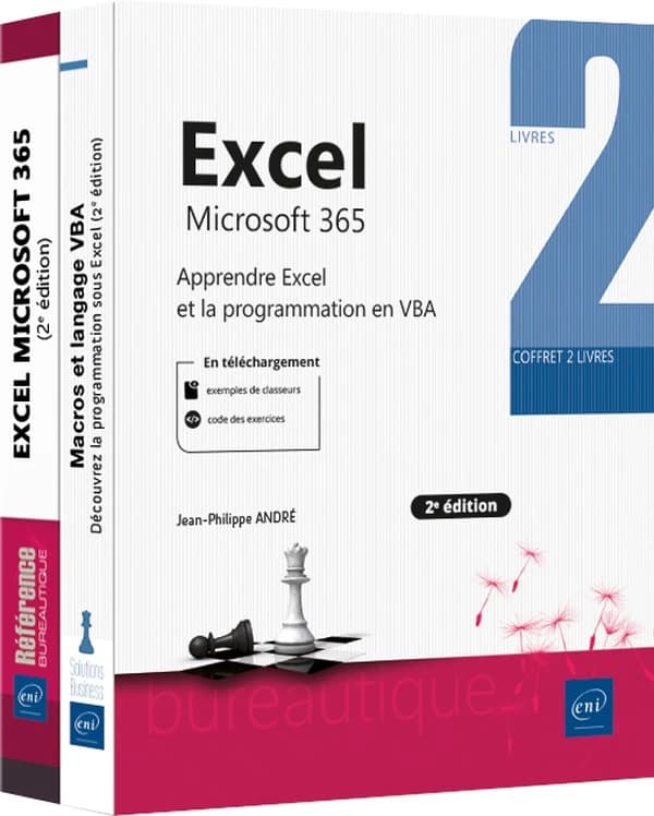 Excel Microsoft 365 : Apprendre Excel et la programmation en VBA (2e édition)