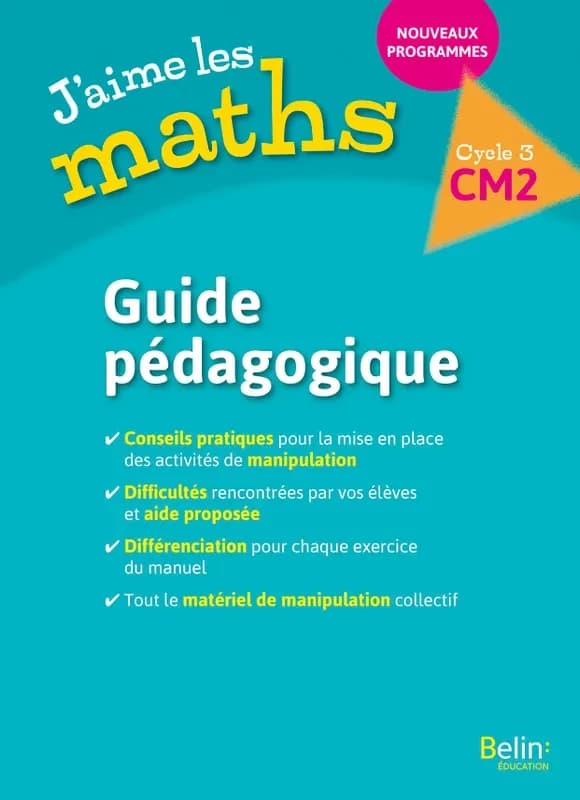 J'aime les maths cm2