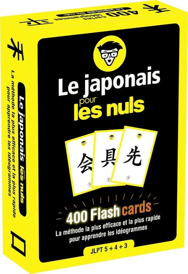Le japonais pour les nuls ; 400 flashcards