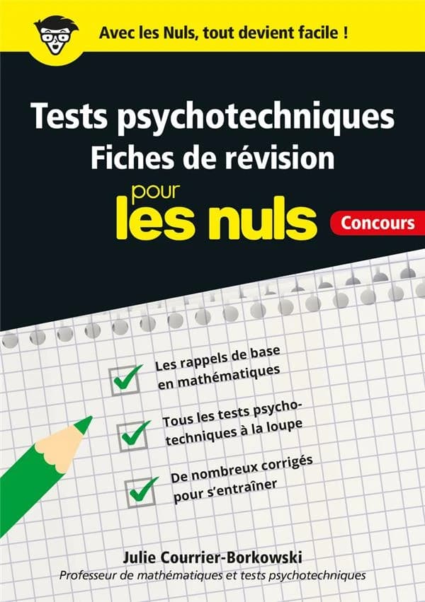 Tests psychotechniques : fiches de révision