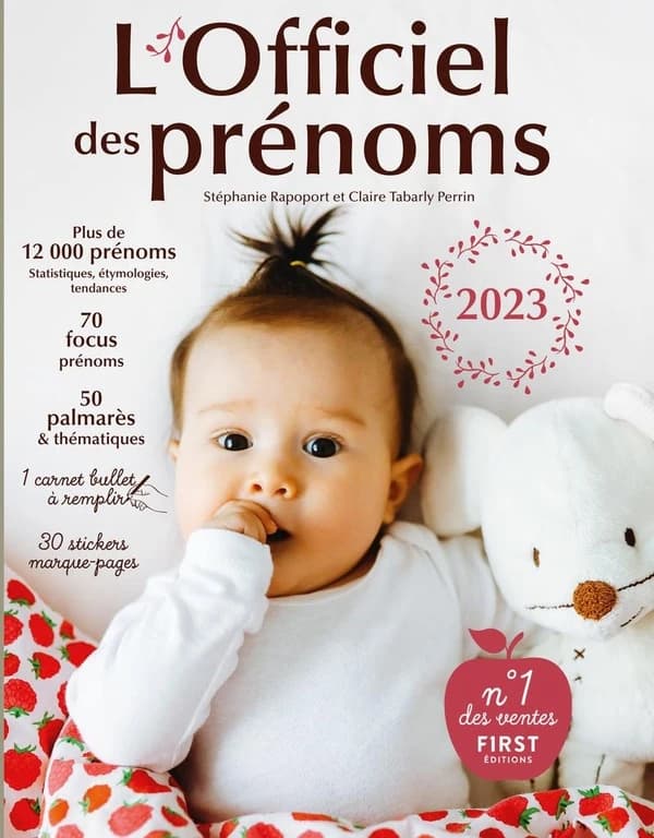L'officiel des prénoms ([Éd.] 2023) Stéphanie Rapoport et Claire Tabarly Perrin