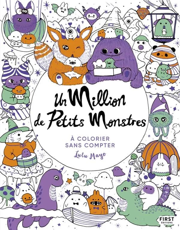 Un million de petits monstres à colorier sans compter