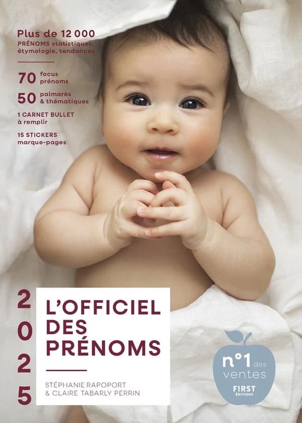 L'officiel des prénoms ([Éd.] 2025) Stéphanie Rapoport & Claire Tabarly Perrin