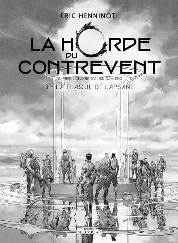 La flaque de Lapsane ([Éd. en noir et blanc]) scénario et dessin, Éric Henninot ; d'après l'oeuvre d'Alain Damasio