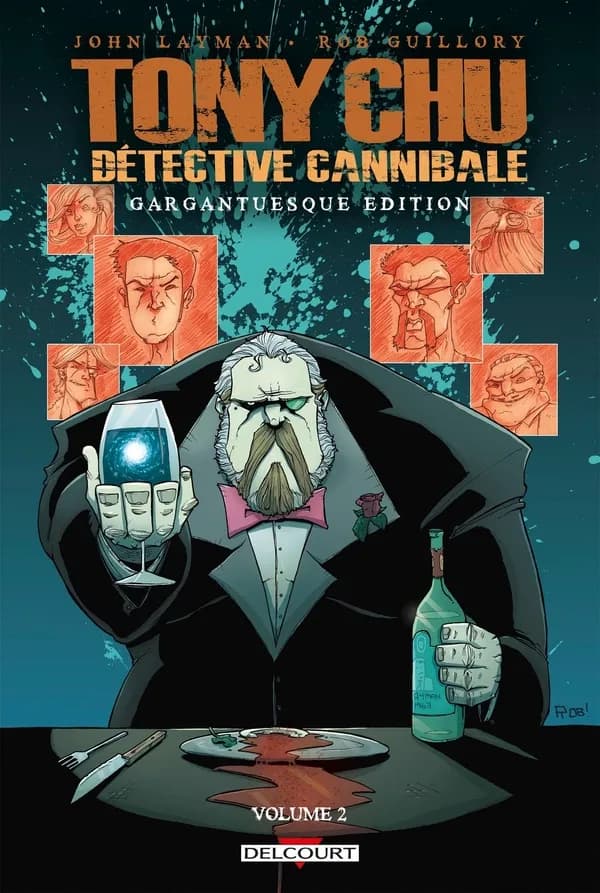 Tony Chu, détective cannibale. Volume 2 (Gargantuesque éd.) scénario, John Layman ; dessin & couleur, Rob Guillory