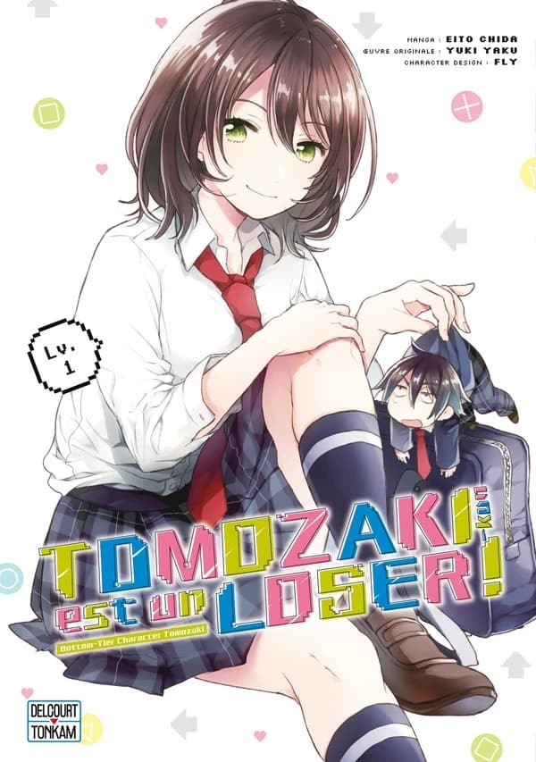 Tomozaki-kun est un loser ! : bottom-tier character Tomozaki. Lv. 1